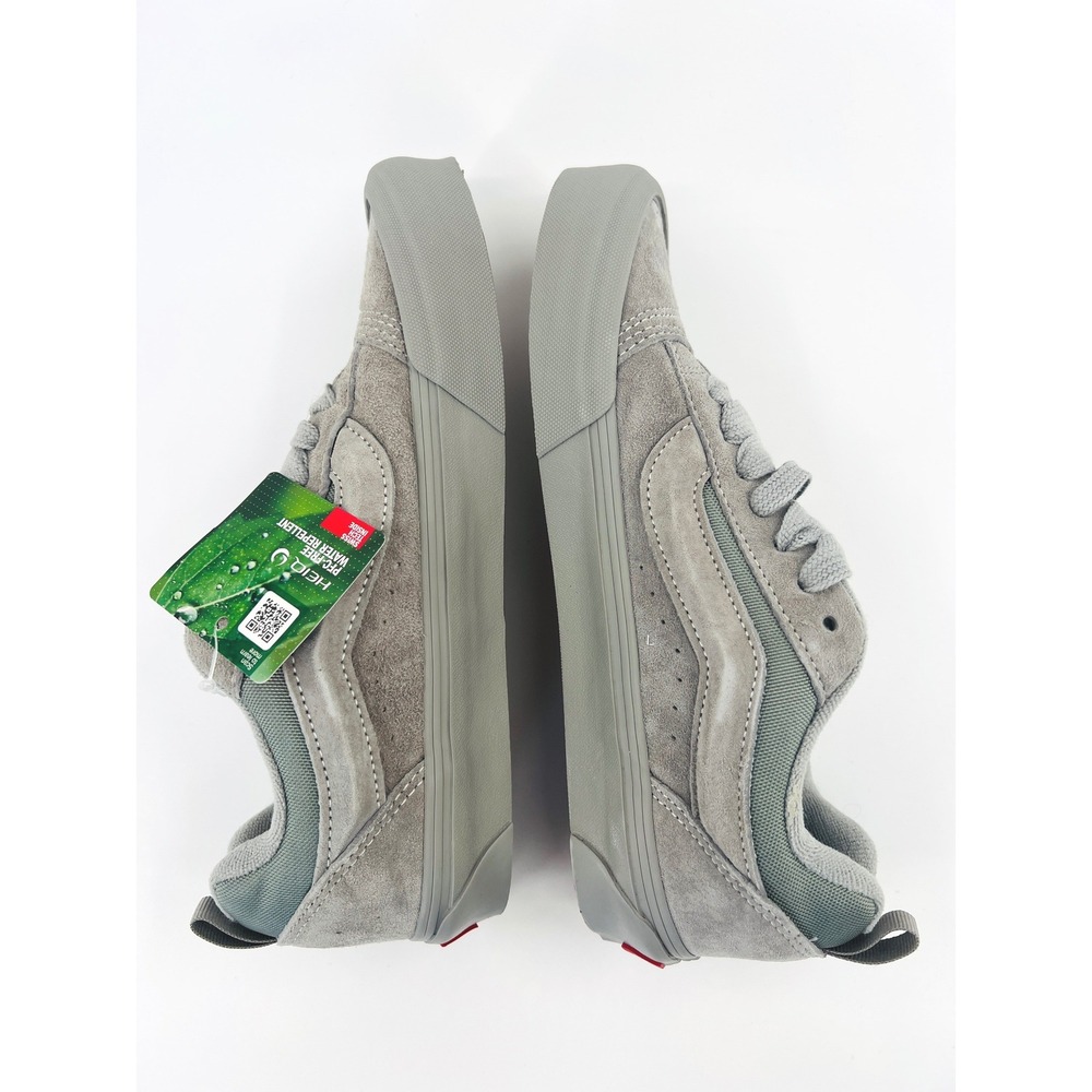 Vans Knu Skool Mens 7.5/ Womens 9 Grey Cordura Water Repellent Suede Skate Shoes - Picture 4 of 10